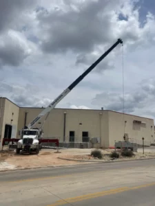 Crane Lift HVAC 