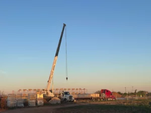 Water Storage Tank Crane Lift