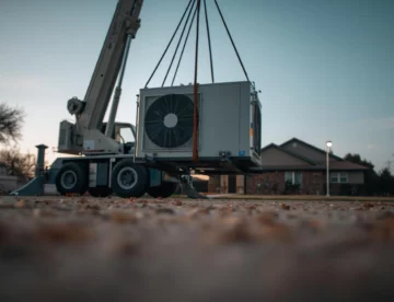 Abilene crane HVAC liftHVAC lift