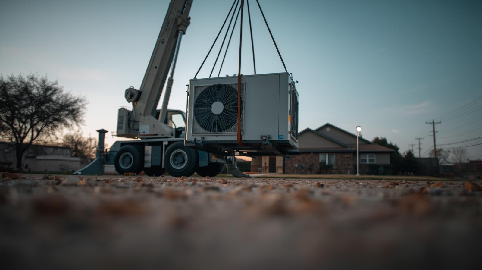 Abilene crane HVAC liftHVAC lift